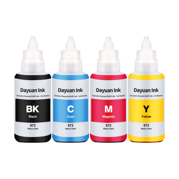 حبر إعادة ملء الطابعة عالية الجودة لنماذج Epson: L101 ، L111 ، L130 ، L201 ، L211 ، L220 ، L301 ، L303 ، L310 ، L313 ، L351 ، L353