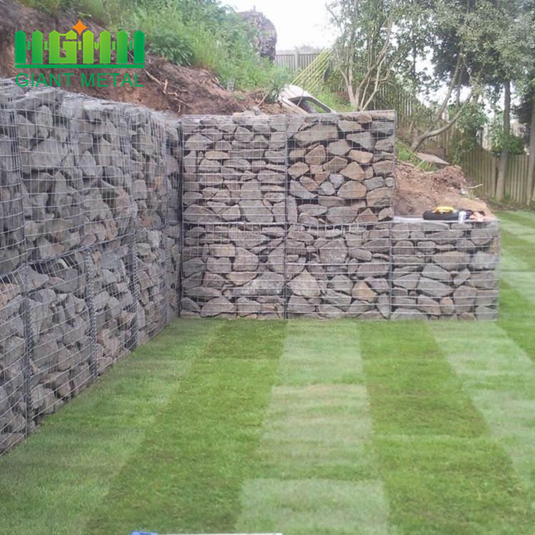 double twist heavy galvanized woven gabion basket