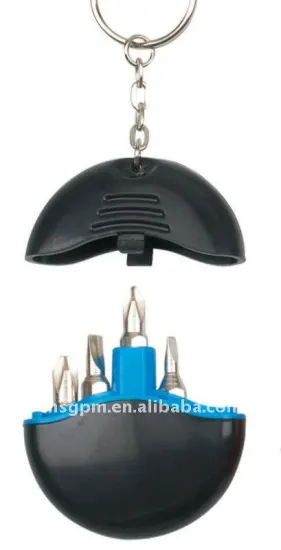 4 in 1 Mini Pocket Screwdriver with Key Chian