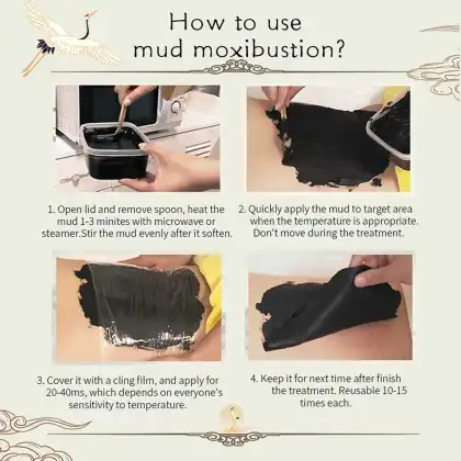 Private Label Traditional Chinese Medicine Mud Mask Moxibustion