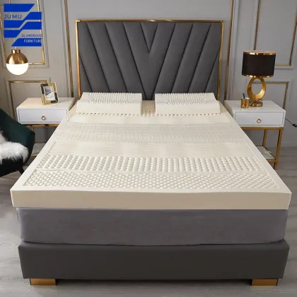 Natural Latex Smart Mattress with Silicone Rubber Upholstery