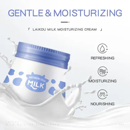 LAIKOU Milk Moisturizing Cream - 55g Hydrating Facial Moisturizer for Skincare Wholesale