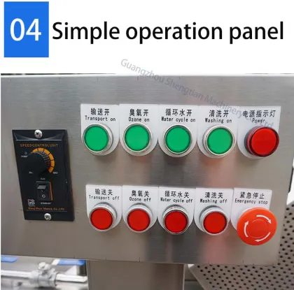 Air Bubble Commercial Vegetable Washing Machine