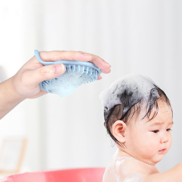 Silicone baby shampoo and bath brush