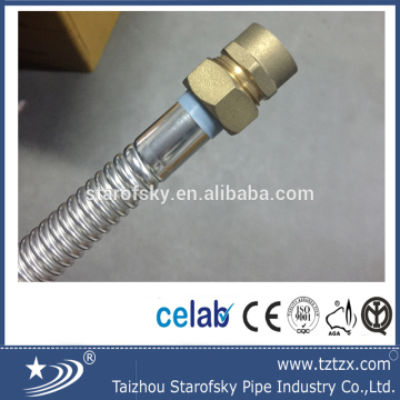 stainless steel flexible fire sprinkler hose pipe