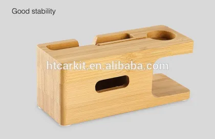 2016 Newest Stand Wood Charger Holder for Apple Watch desktop