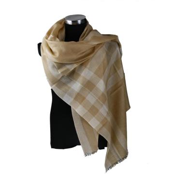 Camel hair fine shawl
