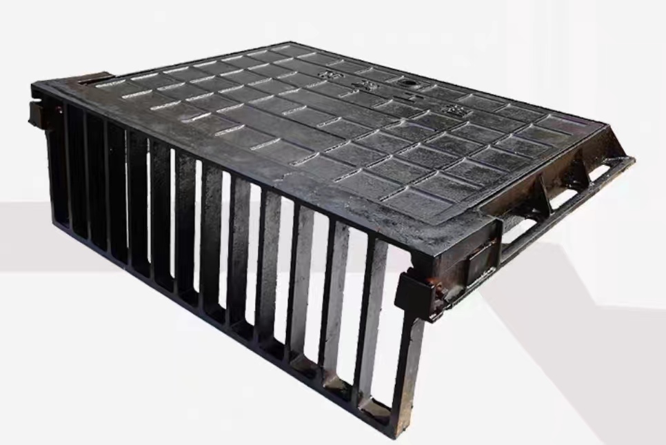 Nodular iron side vertical rainwater grate