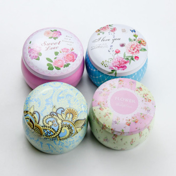 Color Printing Travel Candle Tins For Candle Making