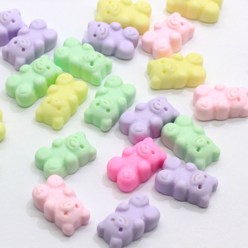 Ρομαντικό Lovely Bear Resin Beads Artificial Animal Diy Art Διακόσμηση Κοσμήματα Στολίδι Μπρελόκ Κατάστημα