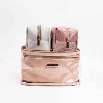 Travel accessories essential women`s toiletry bag