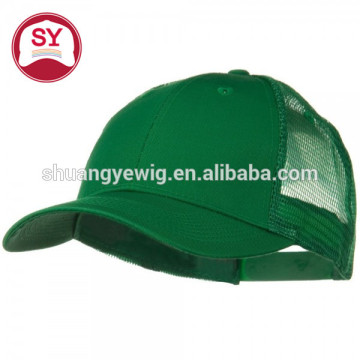 Solid Cotton Twill Low Profile Nylon trucker Cap with 6 panel hat