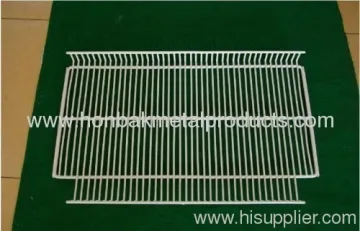 Refrigerator Rack/pvc Coated Steel Rack/professional Factory/hot/white Coated 