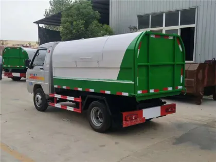 KAMA rear double wheels Sealed garbage truck