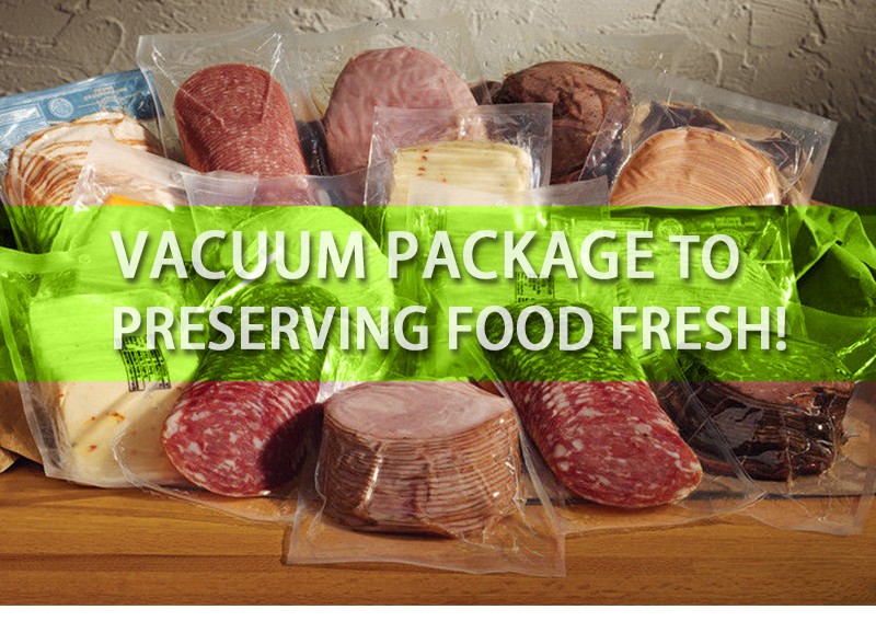 Transport vacuum sealed bag for packaging