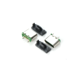 Vertical Green TYPE-C Vertical Male Plug