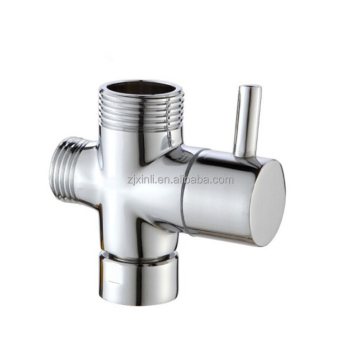 X13502 Materiale in ottone Polish e Chrome M3/4 "-M1/2" -F1/2 "Valvola del deporter doccia