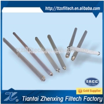 Stainless steel pleated filter for oil filter