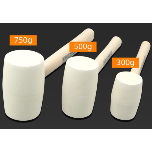Martelo de borracha com alça semi plástica