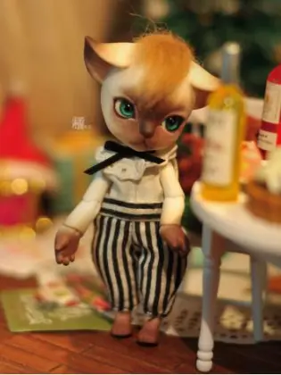 BJD Forest Island LuoLuo 10.5cm Pocket Pets Doll