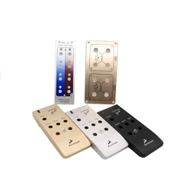 Panel mirror color plate blue gold anodized aluminum