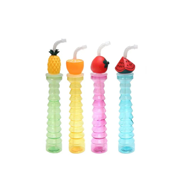 Tiktok Factory USA Langsung Menjual 500ml Plastik Biodegradable Half Beer Yard Glass Slush Yard Cup dengan Jerami