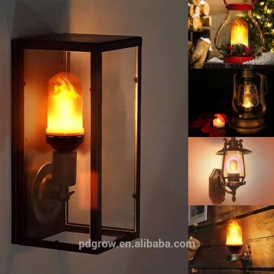 LED Flame Effect Simulated Nature Fire Light Corn Bulbs E26 E27 Decoration Flame LED Lamp