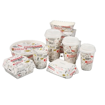 High-Quality, Low-Price Custom Logo Paper Fast Food Packaging for French Fries, Chicken, and Hamburger Lunch Boxes