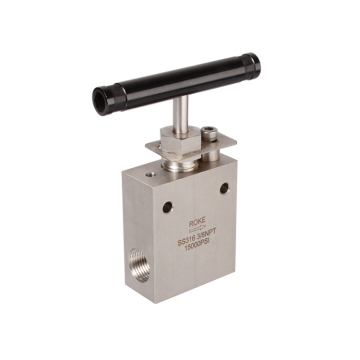 High Pressure Stainless Steel High Temperature Gas Needle Valve 15000psi