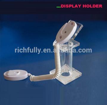 Popular Anti-theft Crystal Arylic Cellphone /Mobile Phone Display Rack/Holder with magnetic security