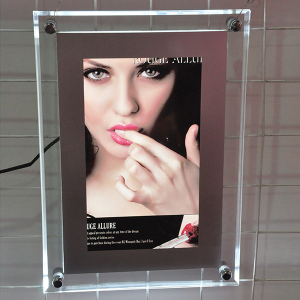 LED Crystal Acryic Frame Light Box