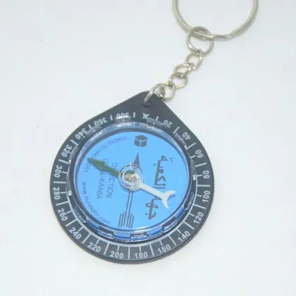 Factory Wholesale Cheap Muslim Keychain Compasses: Portable Plastic Oily Compasses for Promotion