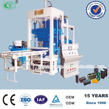 Qt4 Yongchang Brand Hydraulic Block Making Machine Product Line