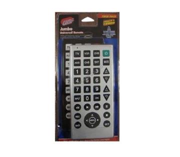 silver universal remote control