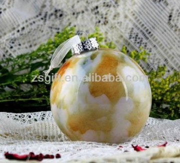 cute glass christmas ball for christmas tree ornament