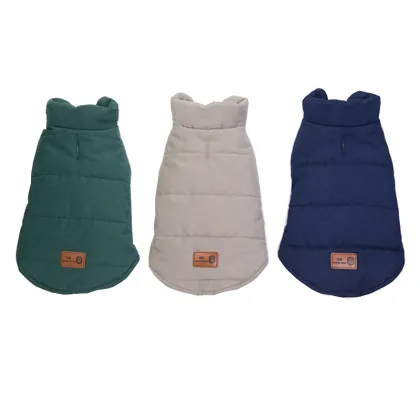 Warm pet dog jacket small for snow