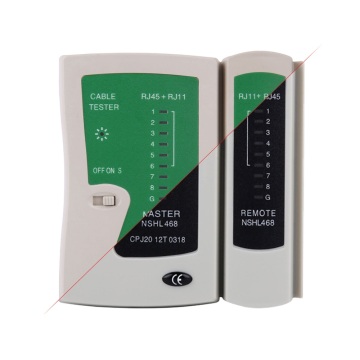 2-in-1 Portable Network Cable Tester for RJ45/RJ11/Cat5 UTP Ethernet