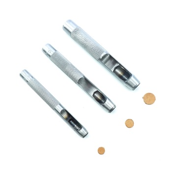 Round Hollow Leather Hole Punch Cutter Tool Set for Various Materials