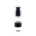 Black color eye cream plastic airless pump bottle