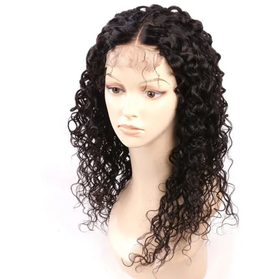 Peruvian Lace Front Wigs Natural Curly  Lace Human Hair Wig For Black Women Glueless Cuticle Aligned Lace Frontal Wig