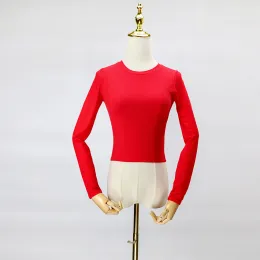 long sleeve crew neck top