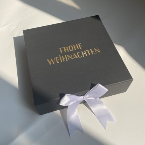 Custom Matte Black Gift Box with Magnetic
