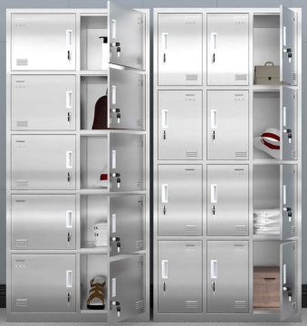 Stainless Steel Closet Locker for Restaurant Tray and Plate Storage