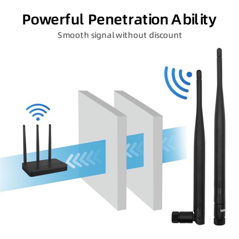 2.4GHz Wifi Rubber Stick Antenna 10