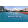 Outdoor portable multipurpose sports court