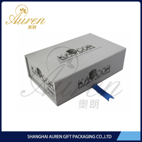 2014 China factory direct paper rigid folding boxes for electronic devices pack