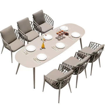 Big Size Garden Aluminum Outdoor Dining Table