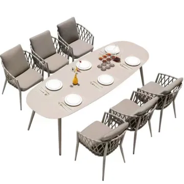 Big Size Garden Aluminum Outdoor Dining Table