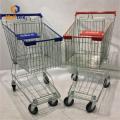 Bovenste mandframe omslag Aziatische supermarkt winkelen trolley