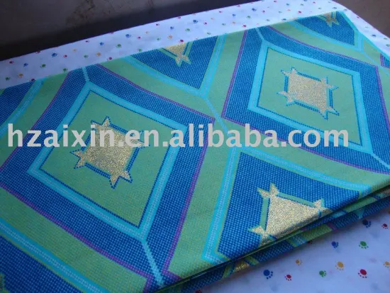 100% cotton African batik fabric--Golden wax fabric
